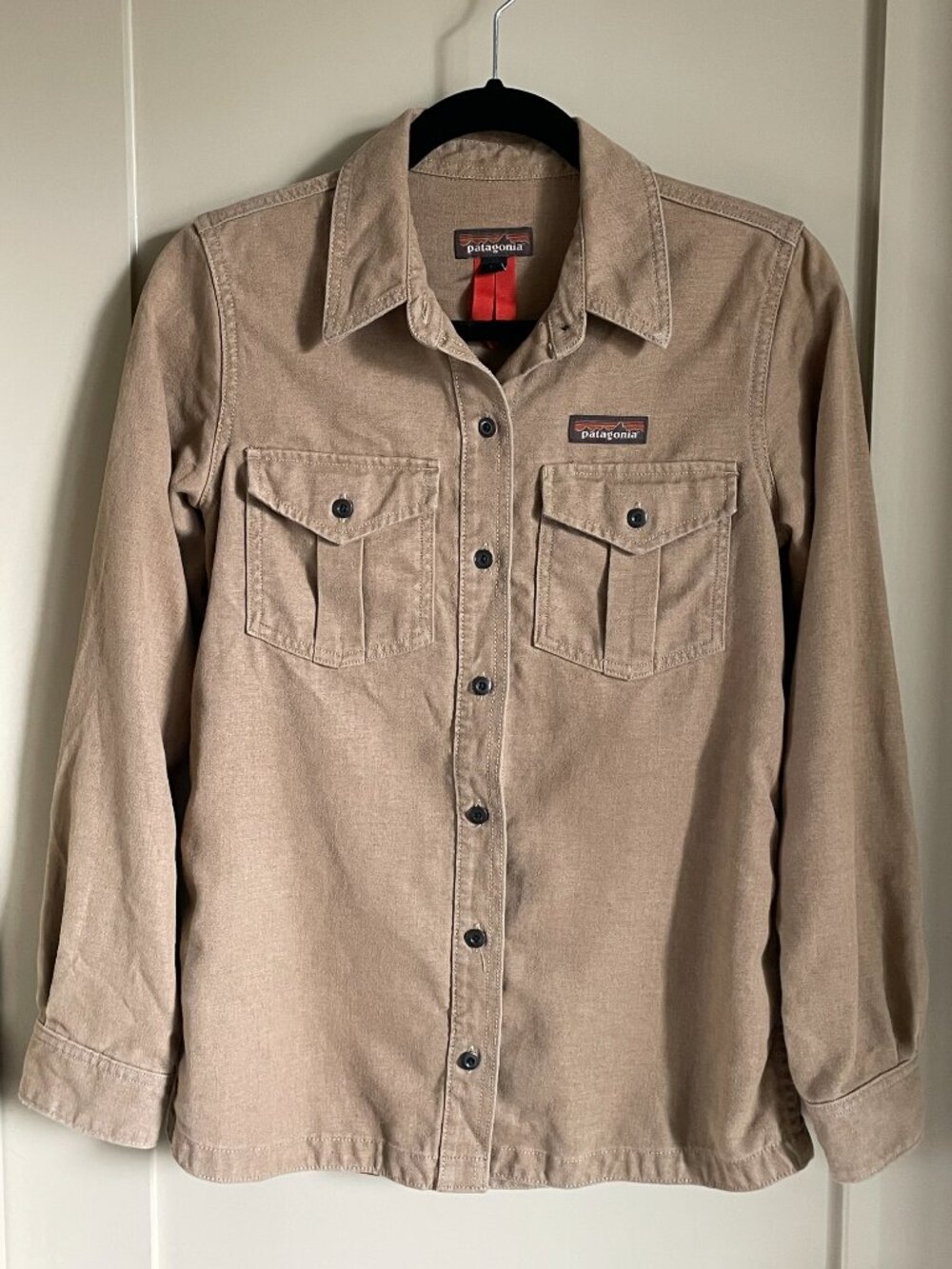 Patagonia Women's Iron Forge Hemp Canvas Farrier Button-Up Shirt, XS, Brown/Tan